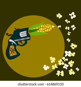Popcorn gun.
