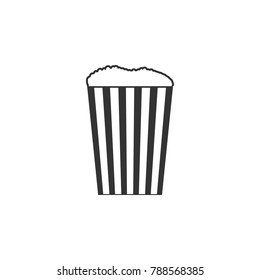 popcorn icon. Amusement park element icon. Premium quality graphic design. Signs, outline symbols collection icon for websites, web design, mobile app, info graphics on white background