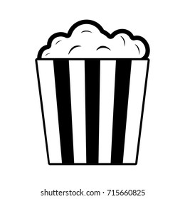 Popcorn Flat Icon Stock Vector (Royalty Free) 1023798442