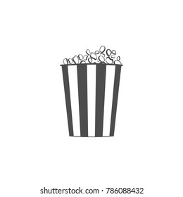popcorn icon. Cinema element icon. Premium quality graphic design. Signs, outline symbols collection icon for websites, web design, mobile app, info graphics on white background
