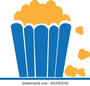 popcorn icon. corn icon vector