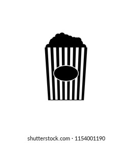 Popcorn icon, logo