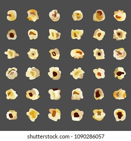 Popcorn icon. Ready to apply to your design. Vector illustration.