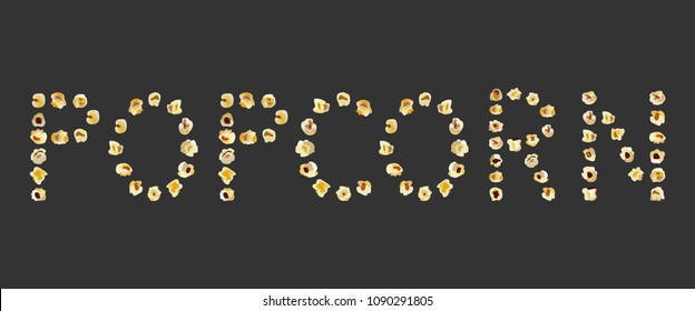 Popcorn icon. Ready to apply to your design. Vector illustration.