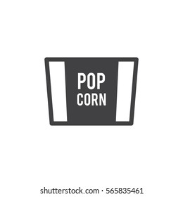 popcorn icon. sign design