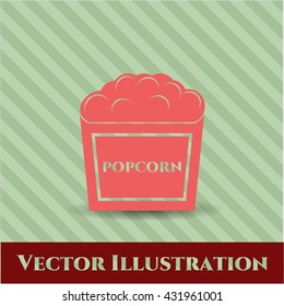 Popcorn icon or symbol