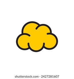 Popcorn icon symbol template for graphic and web design logo vector illustration