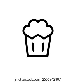 popcorn icon vector design concept