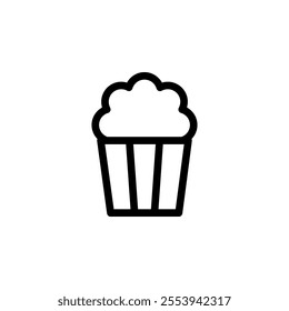 popcorn icon vector design concept