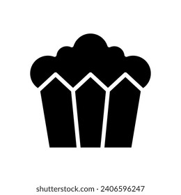 popcorn icon vector design template