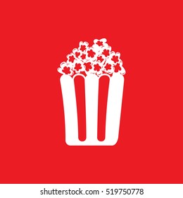 popcorn Icon Vector Illustration