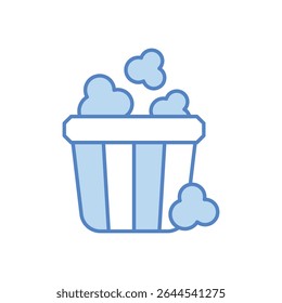 Popcorn Icon ilustração de stock de vetor