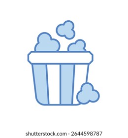 Popcorn Icon vector stock illustration