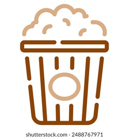 Popcorn icon for web, app, infographic, etc