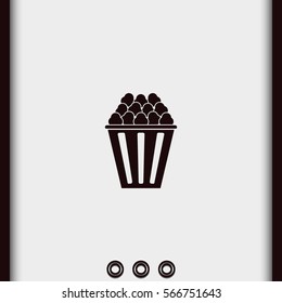 Popcorn illustration.