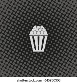 Popcorn illustration.
