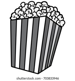 Popcorn Illustration