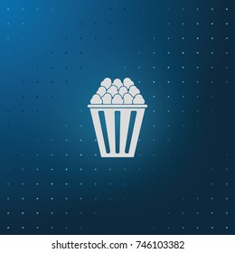 Popcorn illustration.