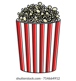 popcorn isolated icon