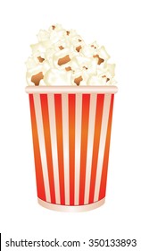 Popcorn also known as popping corn, is a type of corn, that expands from the kernel and puffs up when much heat is applied through a microwave cooking device or other heating object.