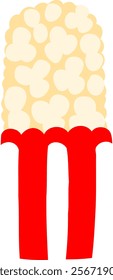 Popcorn Letter Alphabet Vector I