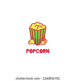 Popcorn Logo Design