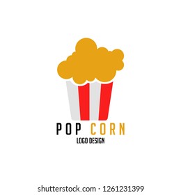 Popcorn Logo Design