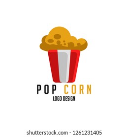 Popcorn Logo Design