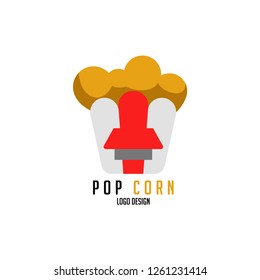 Popcorn Logo Design