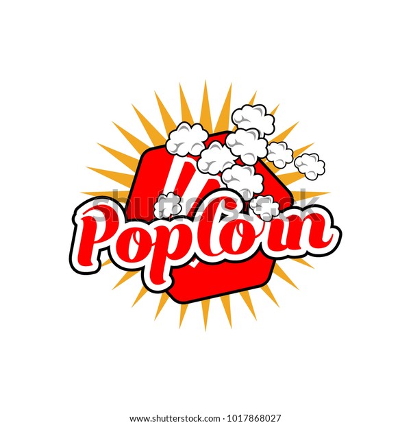 Popcorn Logo Vector 库存矢量图（免版税）1017868027