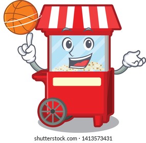 popcorn machine With basketball character
