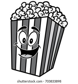 Popcorn Mascot Illustration