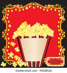 movie party invite images stock photos vectors shutterstock