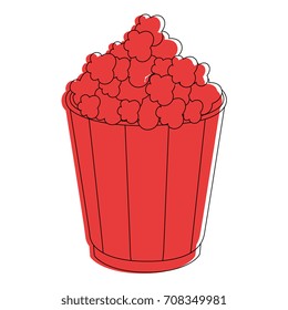 popcorn paper snack