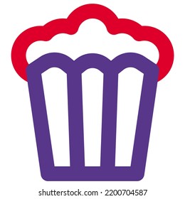 Popcorn, a popular delicious munching snack.