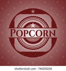 Popcorn red emblem