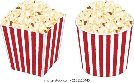 Popcorn is a roasted corn food. It is mainly eaten as a snack.