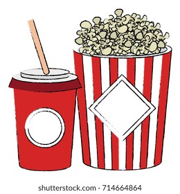 popcorn with soda