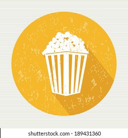 Popcorn symbol,vector