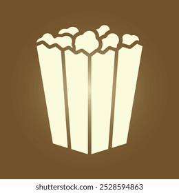 Popcorn trendy artwork charming abstract vector illustration colorful useful design.eps
