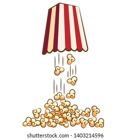 popcorn vector graphic clipart design
