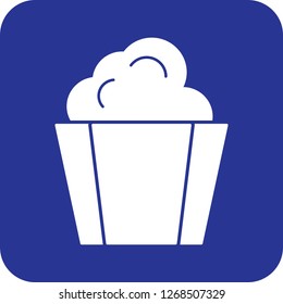 popcorn vector icon
