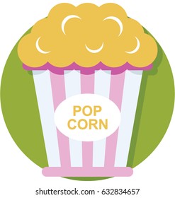 Popcorn Vector Icon