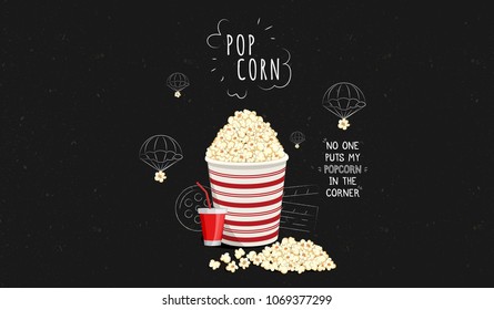 Popcorn Vector Illustration