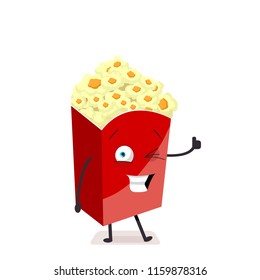 popcorn vector illustration