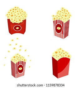 popcorn vector illustration