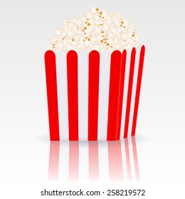 Popcorn. Vector Illustration