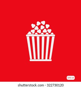 Popcorn. Vector Illustration