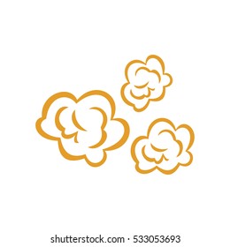 Popcorn. Vector illustration.