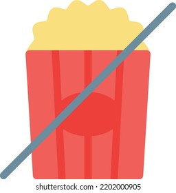 popcorn Vector illustration on a transparent background. Premium quality symmbols. Line Color vector icons for concept and graphic design. 


